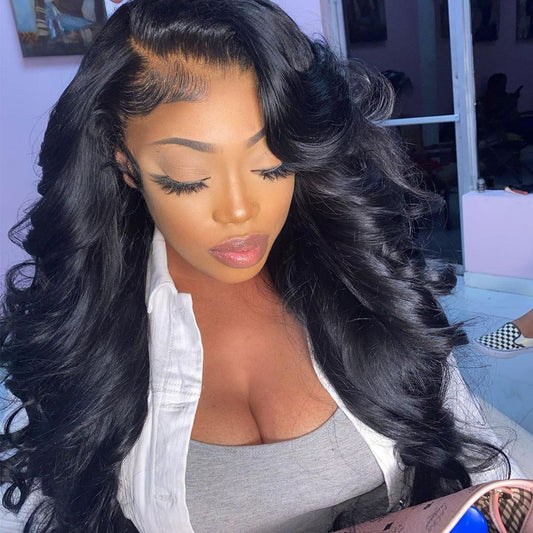 13×6 Full Frontal HD Body Wave Human Hair Lace Wig