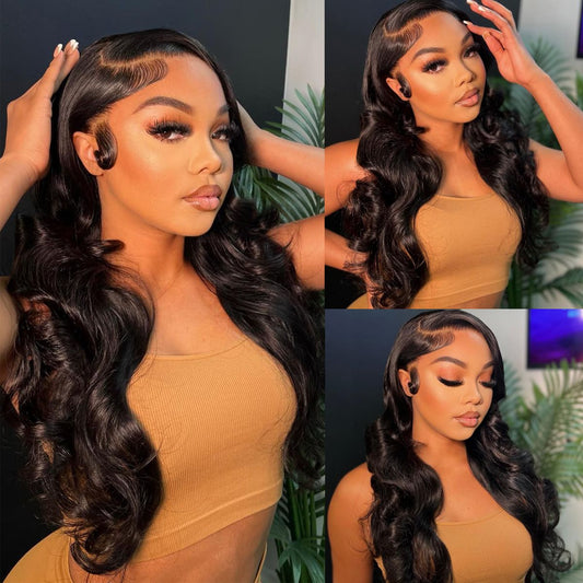 13×4 Full Frontal HD Body Wave Human Hair Lace Wig