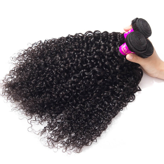 Curly Virgin Human Hair 1 Bundle