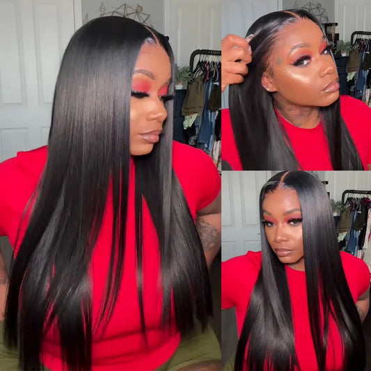 13×4 Full Frontal HD Straight Human Hair Lace Wig