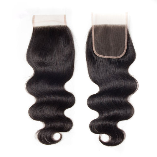 4*4 Body Wave Human Hair Lace Closure