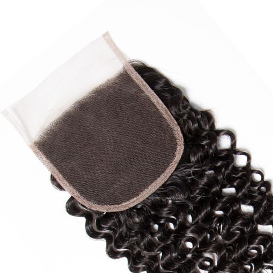 4*4 Curly Human Hair Lace Closure